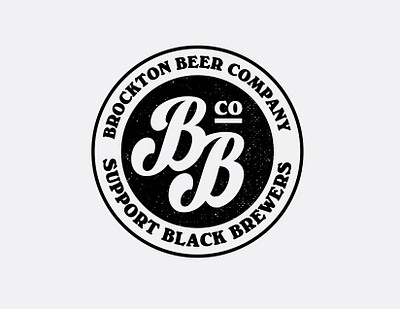 Brockton Beer Co. beer logo branding custom type logo logo design typogaphy