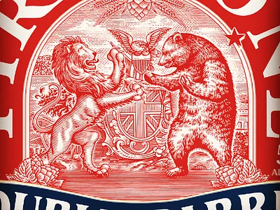 Firestone Brewing Logomark artwork etching line art pen and ink scratchboard engraving steven noble woodcut woodcut illustration