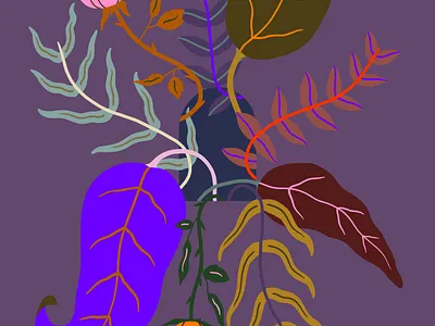 Inside Growth colorful covid19 flowers illustration illustration art illustration digital plants wilderness