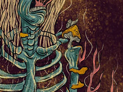 MexicanGothicBook Tribute Illustration 1 book cover digital illustration horror literature illustration process procreate procreate app procreate illustration procreate typography typography