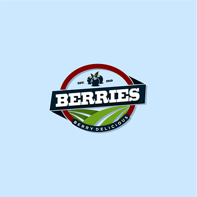 Berry Farm art branding design farm illustration illustrator logo vector