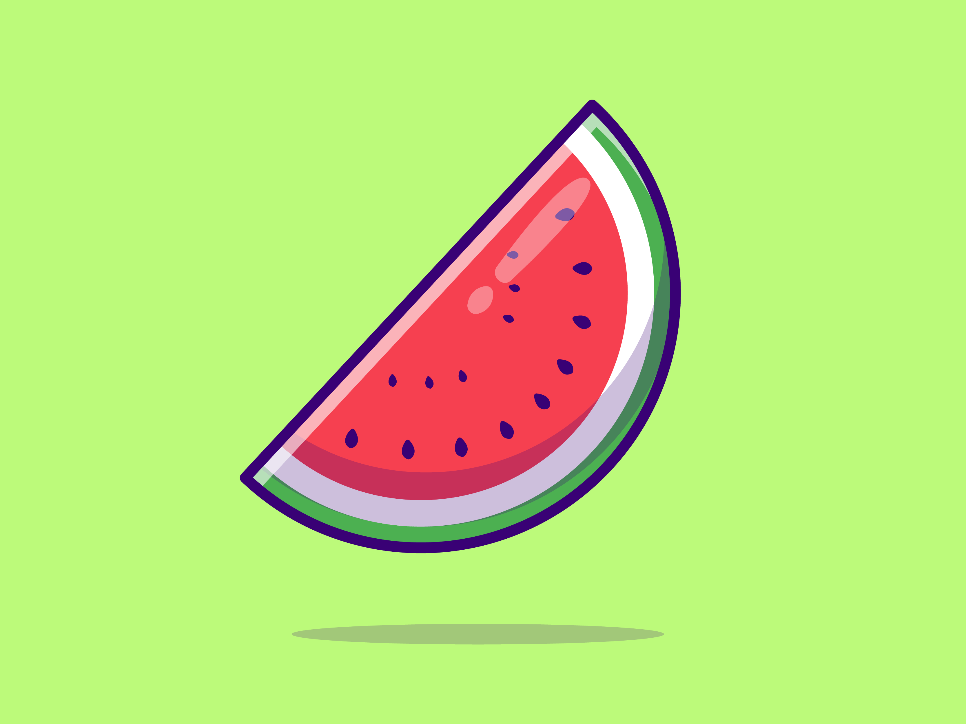 Fruit icons part 2🍇🍒🥑🍉 by catalyst on Dribbble