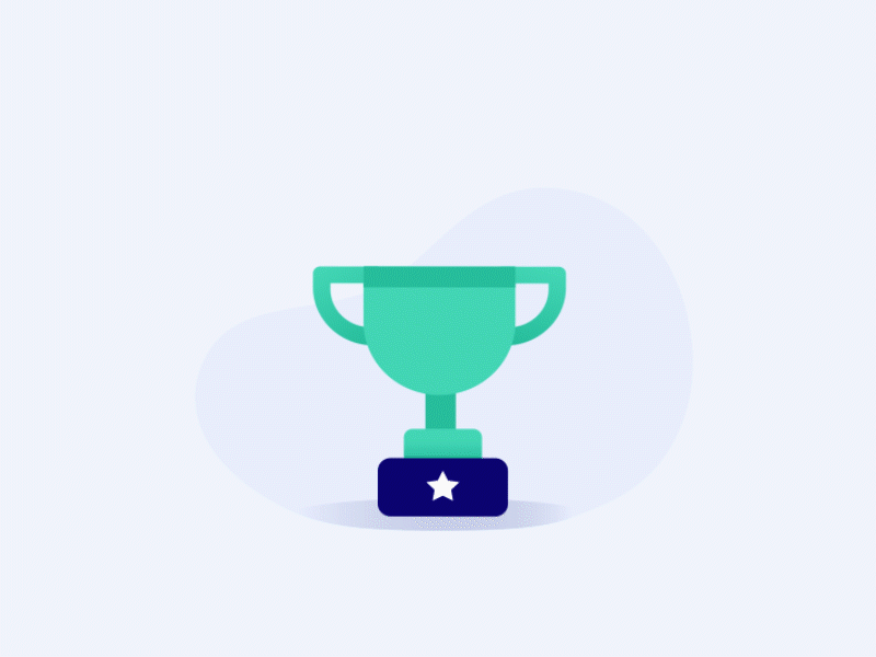 Champion animation ae animation champion done finish gif illustration motivation ui victory