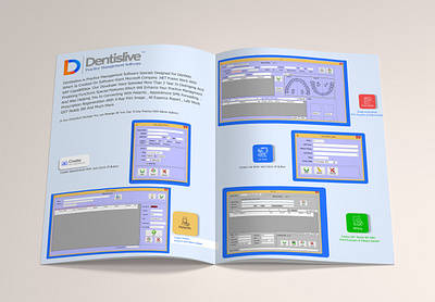 Brochure Design brochure dental design dribbble flyer icons layout service ui ux