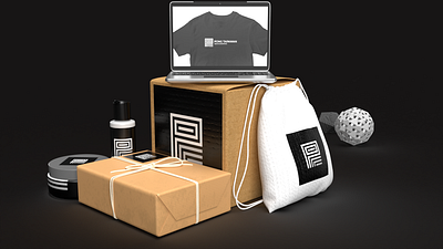 MOCK-UP DESIGN FOR LOGO/BRAND 3d advertising banner design campaign design graphic design minimalist mock up photoshop