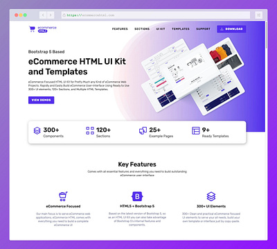 eCommerce HTML bootstrap bootstrap 5 business clean design e commerce ecommerce ecommerce design elements html html5 template ui kit ui kit design