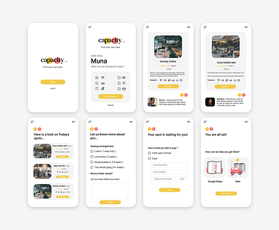 Capacity app app design application logo minimal ui ui design ux ux design