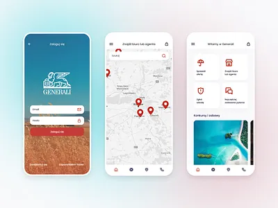 Generali mobile app concept design mobile app design mobile design ui ui design ux ux design web design