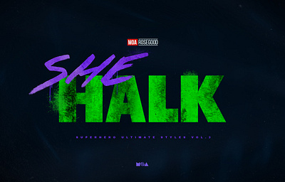 Superhero Ultimate Text Effects vol.3 3d avengers comics effects hero hulk iron ironman logo man marvel mockup photoshop she style styles superhero template text type