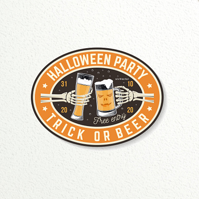 Halloween🎃 Party badge beer halloween party patch patches