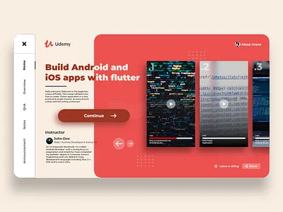 Udemy Recloned branding dailyui design illustration minimal trend typography uiux ux web