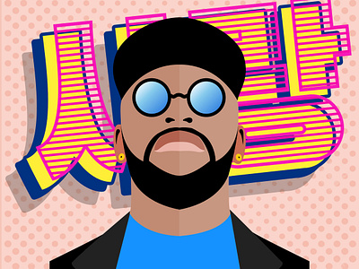 Devan on Deck! affinity affinity designer design designer flat illustration korean lichtenstein popart tiktok typography vector