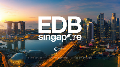 EDB Singapore x CC [Pitch Deck] branding co branded collaboration concept deck design graphic design layout partnership pitch deck presentation travel