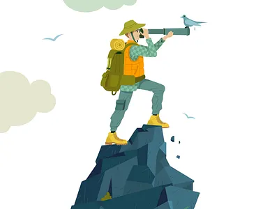 Enguide Evangelists design enguide illustration searching travel