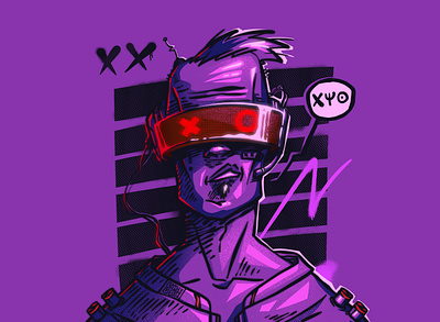 CyberPunk art character cyberpunk cyberpunk 2077 digital digitalart illustration illustration art