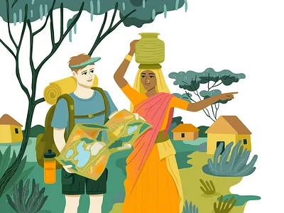 Enguide Manifesto page design enguide illustration travel