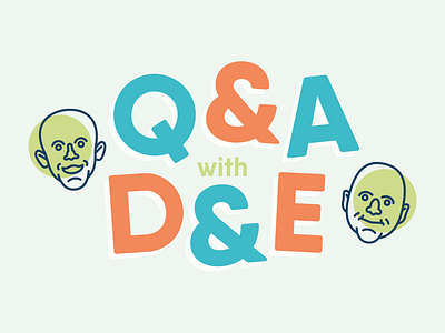 Q&A with D&E adobe avatar behance bold bumper color design dribbble faces flat graphic design icon iconography illustration illustrator instagram logo retro simple