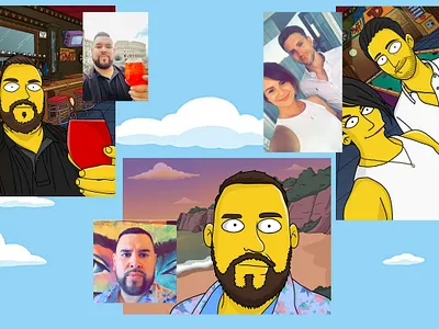 I will convert your photo into the simpsons style within 24 hour cartoon characters custom gift illustration simpsons yellow