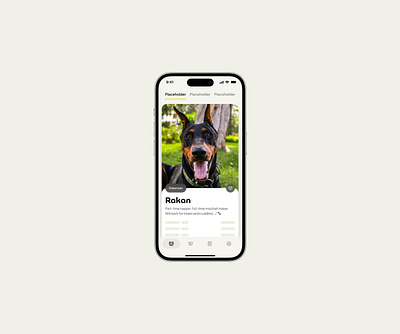 App for dog owners app design product design ui ux