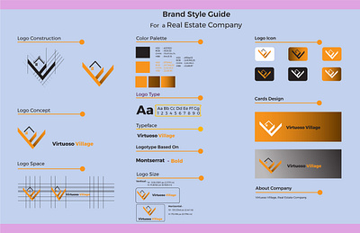 Real Estate Brand Style Guide. icon