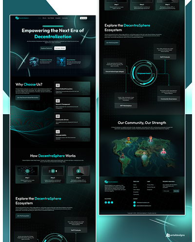 Web3 landing page design landing page ui web3 web3 website