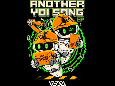 ANOTHER YOI SONG - EP COVER VECTOR ILLUSTRATION art branding cover album design dj music dubstep graphic design illustration logo ui ux vector