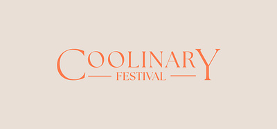 Coolinary Festival brand activation branding graphic design videography