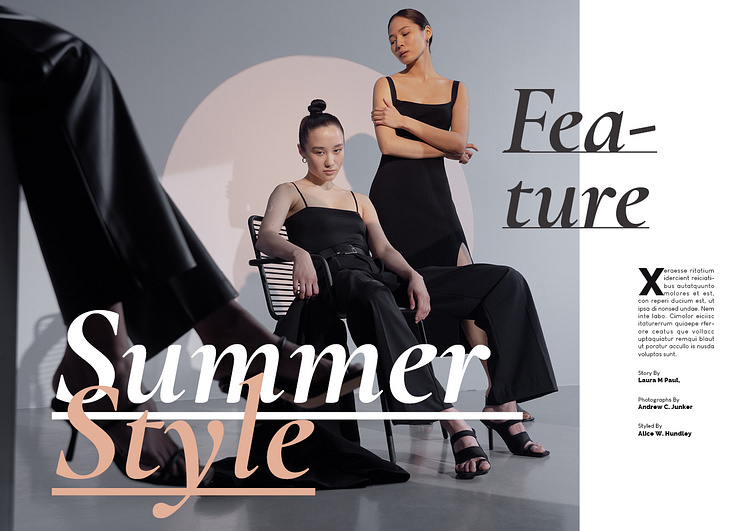 Fashion Magazine by Print Graphic Role on Dribbble