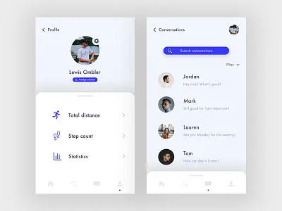 Running app app app design app design icon ui web ios guide clean design conversation conversational ui icon interface mobile running running app ux white
