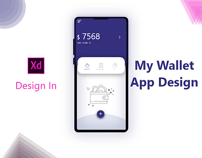 My Wallet App Design | Design In Adobe XD app app design design in adobe xd wallet app design webdesign