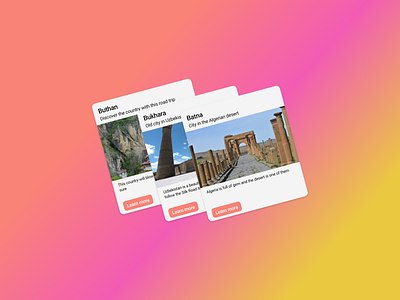 Daily UI challenge 045 cards cards design cards ui daily ui dailyui design destination infocard travel ui ui challenge ui design uidesign ux ux design uxdesign uxui