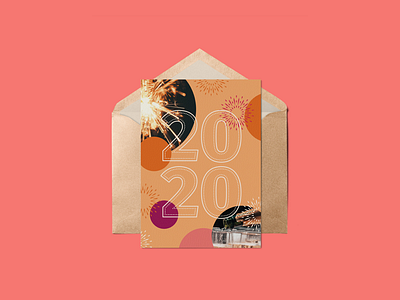 Neo-Mundo brand update: Happy 2020! 2020 brand update branding clean design design studio fireworks graphic design greeting card design greetingcard health healthcare illustration neo mundo orange purple rebranding