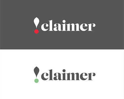 Claimer branding corporate design corporate identity design freelance design graphic design logo logo design monogram poster type typography vector