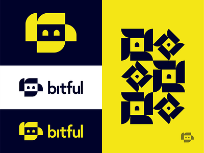 Bitful brand brand identity brand identity design branding content creation emote esports gaming icon identity logo logo design logo mark logo mark design monogram pattern pattern design streaming symbol twitch