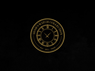 Adams Wathc Collection branding corporate identity graphic symbol logo logo designing symbol watchlogo