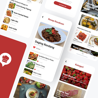 Masak Kuy App app design ui ui ux ui design uidesign uiux ux ux design uxdesign