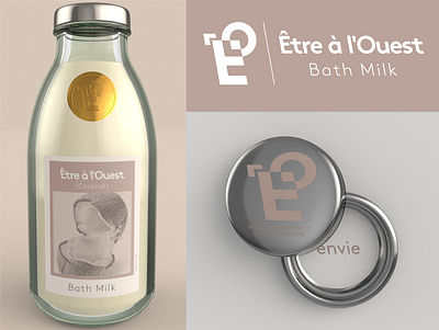 Être à l’Ouest - Coconut 3d art branding design product design