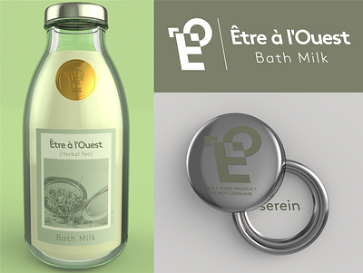 Être à l’Ouest - Tea 3d art branding design product design