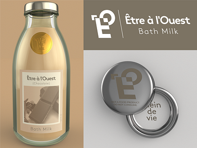 Être à l’Ouest - Chocolate 3d art branding design product design