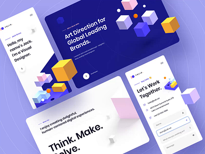 Folio: Designer Portfolio Kit II after effects animation design folio motion motion design portfolio presentations ui ui8 ux