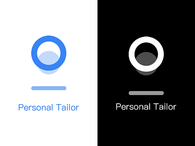 Personal Tailor design fashion idea light logo minimalist simple ui