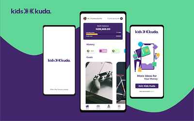 Kids Kuda banking banking app bankingapp dashboad design designthinking dribble kids kidsbanking kuda notice ui ux