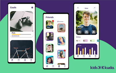 Kids Kuda banking banking app design designthinking dribble kids kids app kidskuda notice ui ux