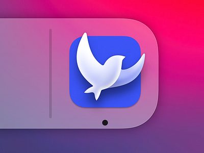 Microlearn — Mac App Icon apple bigsur bird icon mac macos neoskeuomorphism sketch skeuomorphism uidesign