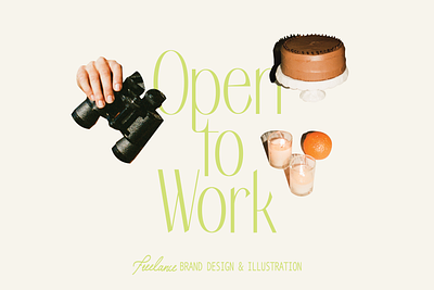 taking on freelance things color palette design freelance graphic design illustration open to work photography typography