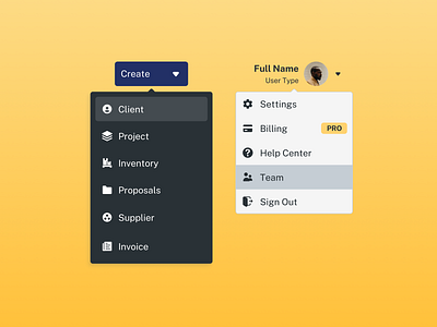 Dropdowns app design elements ui ux