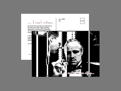 Offer you can't refuse . . . design illustration illustrator postcard vector
