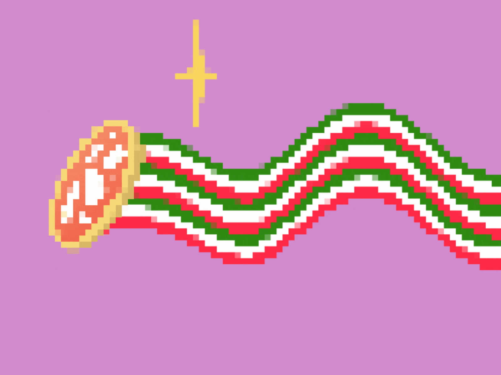 Pizza 8bit 8bit animation flying gif illo italian food italy loop motion motion graphics pixel pixel art pizza retro sparkle vector