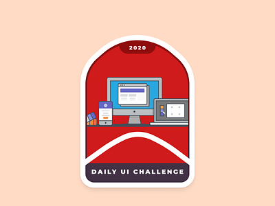 Daily UI #084 badge badge design badge logo badgedesign daily ui 084 daily ui challenge graphic design graphic elements illustration patch ui ux