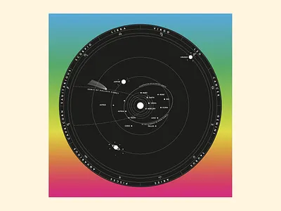 SPECTRA colour concept design illustration layout minimal poster type typography